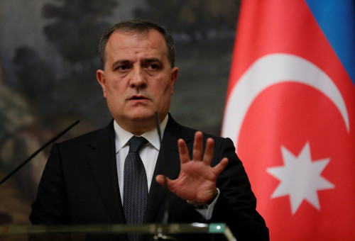 שר החוץ של אזרבייג'ן, ג'ייהון באירמוב (צילום: רויטרס)