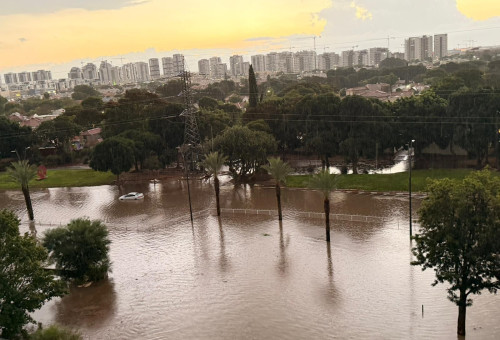 אשקלון בהצפה בנובמבר 2025 (צילום: שימוש לפי סעיף 27א')