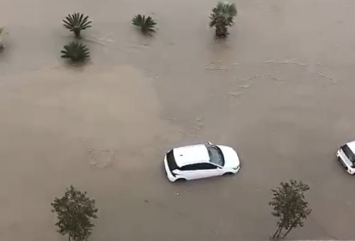 הצפות ביבנה (צילום: שימוש לפי סעיף 27א')