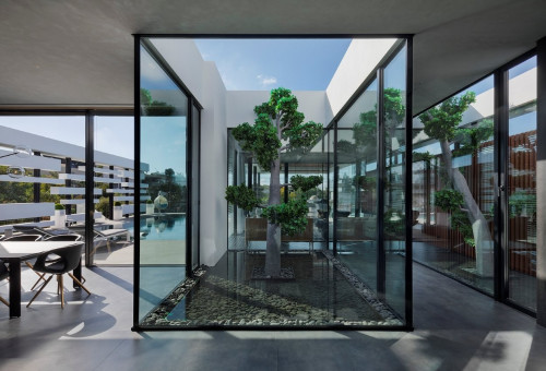 פטיו - דן והילה ישראלביץ (צילום: אסף פינצ׳וק)