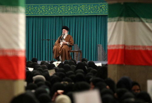 עלי חמינאי (צילום: WANA (West Asia News Agency)/Handout via REUTERS)