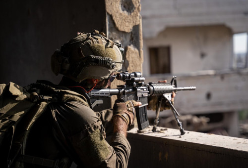 פעילות כוחות חטיבת כפיר ברצועת עזה (צילום: דובר צה"ל)