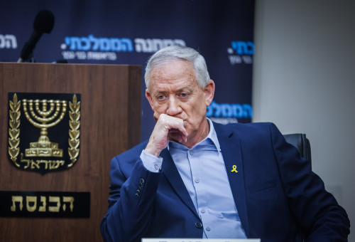 בני גנץ (צילום: חיים גולדברג, פלאש 90)