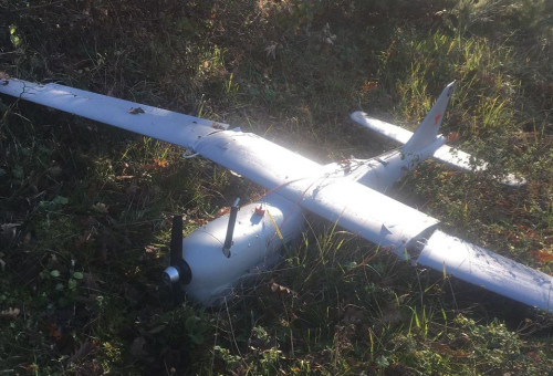 רחפן רוסי שהתרסק בטורקיה (צילום: clash report)