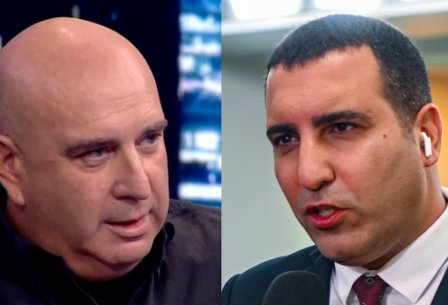 ירון אברהם, ניר דבורי (צילום: Arie Leib Abrams/Flash90 , באדיבות קשת 12)