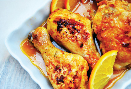 עוף בתפוזים (צילום: פסקל פרץ-רובין)