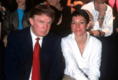 תמונה של דונלד טראמפ מתוך מסמכי אפשטיין (צילום: רויטרס)