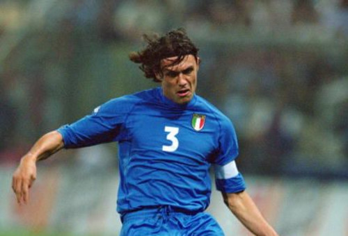 פאולו מלדיני בימיו בנבחרת איטליה (צילום: Clive Brunskill)