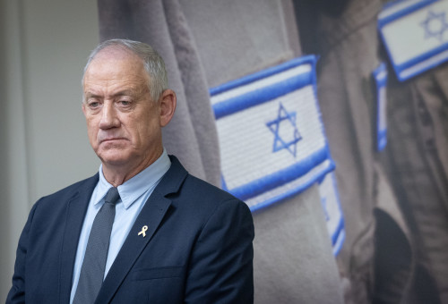 בני גנץ (צילום: חיים גולדברג פלאש 90)