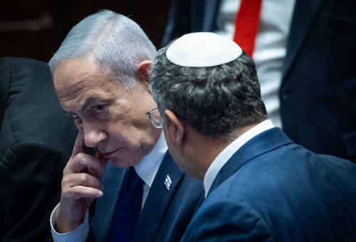בנימין נתניהו, איתמר בן גביר (צילום: יונתן זינדל, פלאש 90)