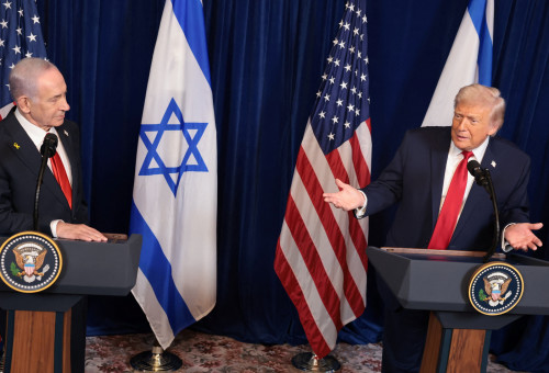 דונלד טראמפ, בנימין נתניהו (צילום: רויטרס)