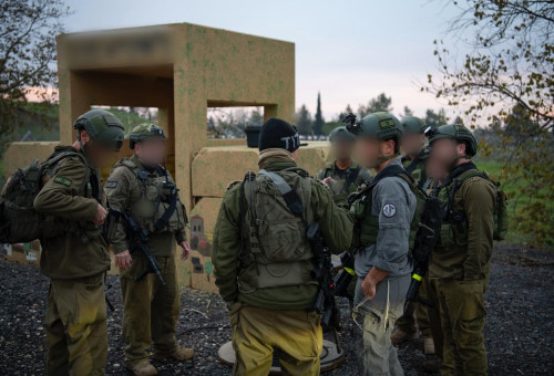 התרגיל ברמת הגולן (צילום: דובר צה"ל)