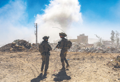 כוח גולני בדרום לבנון (צילום: דובר צה"ל)