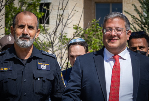 איתמר בן גביר ודני לוי (צילום: אורן בן חקון פלאש 90)