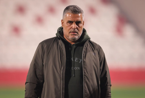 חיים סילבס מאמן מ.ס. אשדוד (צילום: מאור אלקסלסי)