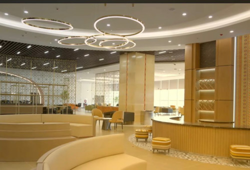 הטרקלין החדש של אתיופיאן איירליינס (צילום: יחצ)