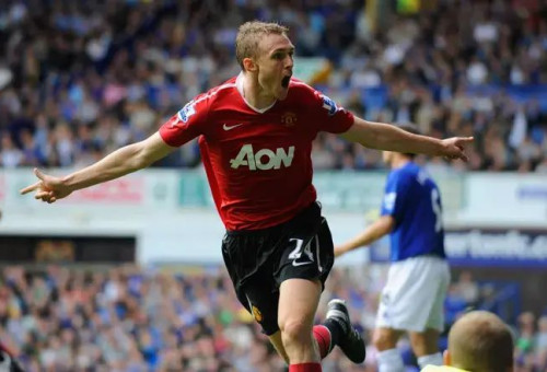 דארן פלטשר שחקן מנצ'סטר יונייטד חוגג (צילום: GettyImages, Michael Regan)