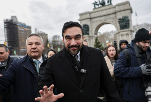 ראש עיריית ניו יורק, זוהרן ממדאני (צילום: רויטרס)