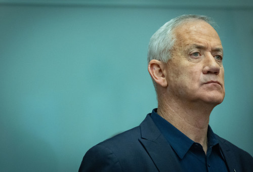 בני גנץ (צילום: יונתן זינדל, פלאש 90)