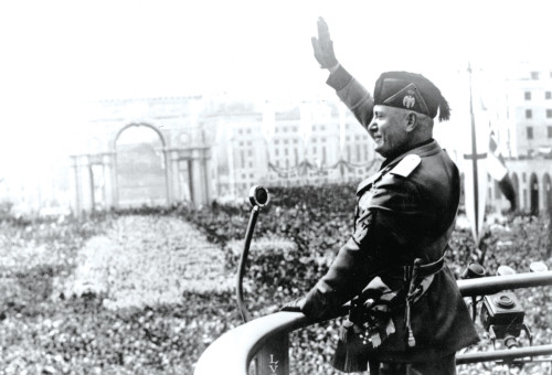 בניטו מוסוליני 1938 (צילום: ארכיון Keystone, Getty)