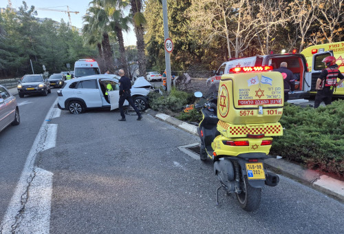 מזירת האסון בפעוטון בירושלים  (צילום: תיעוד מבצעי מד"א)