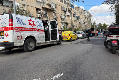 מזירת האסון בפעוטון בירושלים  (צילום: תיעוד מבצעי מד"א)