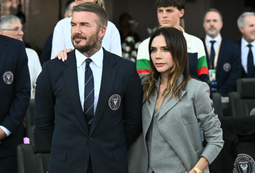 ויקטוריה ודיוויד בקהאם (צילום: Chandan Khanna / AFP via Getty Images)