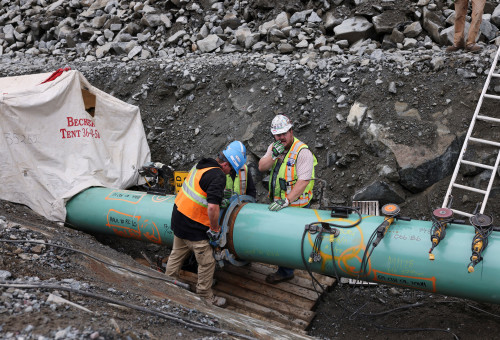 צינורות גז טבעי (צילום: רויטרס)