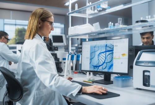 מעבדת בדיקות גנטיות (צילום: שאטרסטוק)