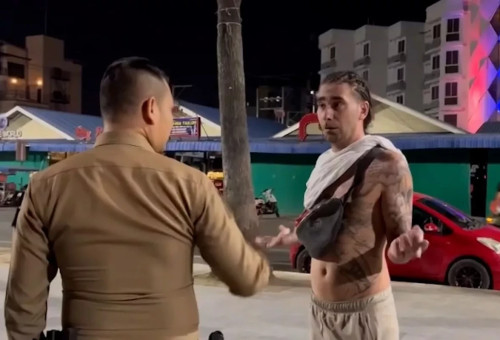 התייר הבריטיצילום  (צילום: צילום מסך)