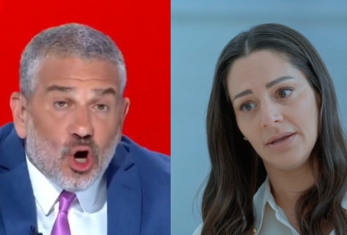 מעיין אדם, ינון מגל (צילום: צילומי מסך קשת 12, ערוץ 14)