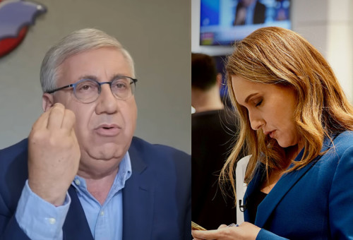 קרן מרציאנו, יעקב ברדוגו (צילום: צילומי מסך קשת 12, ערוץ 14)