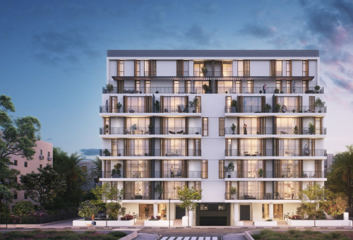 הדמיית פרוייקט בבלי תל אביב של קבוצת אב-גד (צילום: יח"צ)