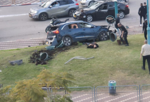 זירת הירי בלוד (צילום: שימוש לפי סעיף 27א')