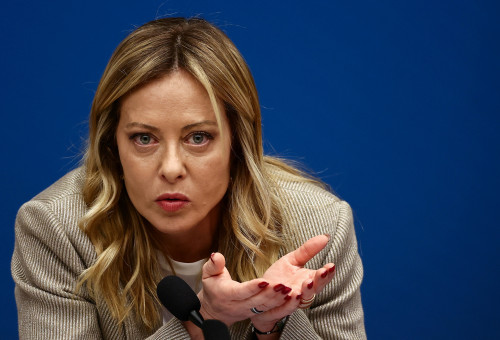 ג'ורג'יה מלוני (צילום: REUTERS/Vincenzo Livieri)