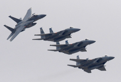 מטוסי F-15 (צילום: רויטרס)