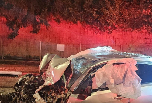 אירוע ירי בשרון (צילום: תיעוד מבצעי מד"א)