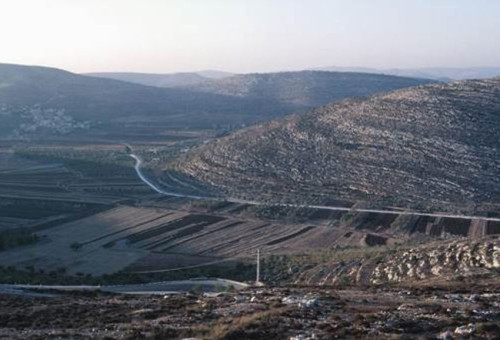הרי השומרון בסביבת צומת תפוח  (צילום: אלבום פרטי)