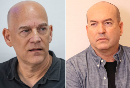 אייל ברקוביץ' וגיא פלג (צילום: מימין לשמאל: אור גפן, חיים גולדברג, פלאש 90)
