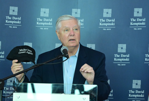 לינדזי גרהאם (צילום: אבשלום ששוני)