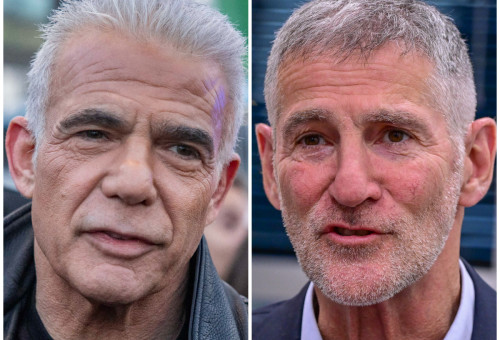 יאיר גולן, יאיר לפיד (צילום: אבשלום ששוני,יונתן זינדל, פלאש 90)