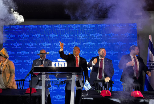 איתמר בן גביר בכנס בנתיבות (צילום: ללא קרדיט)