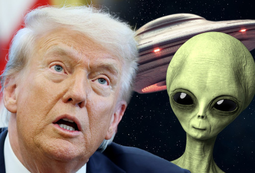 דונלד טראמפ - יורה לפרסם מסמכם הקשורים לחייזרים ועב"מים (צילום: צילום מסך מתוך X (לשעבר טוויטר))