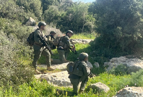 לוחמי המילואים של גדוד 8109 (צילום: אבי אשכנזי)