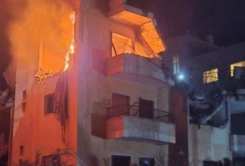 התקיפה בלבנון  (צילום: רשתות ערביות)