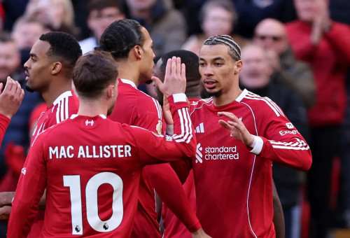 הוגו אקיטיקה שחקן ליברפול חוגג שער (צילום: רויטרס)