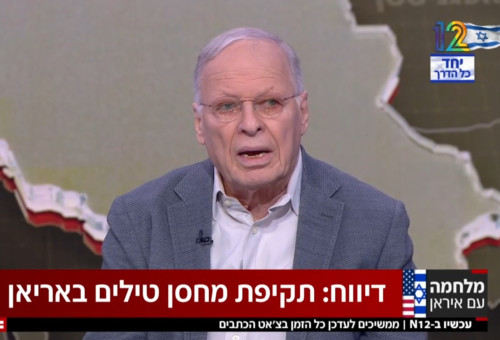 אהוד יערי (צילום: צילום מסך קשת 12)