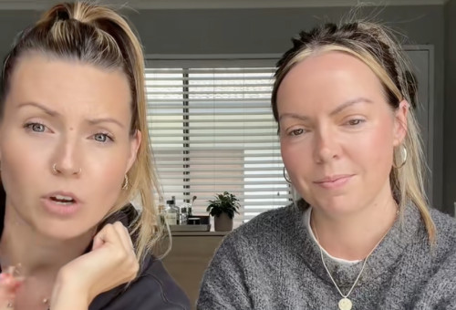 בנות דודות שגילו שהם אחיות מבגידה (צילום: מתוך טיקטוק)