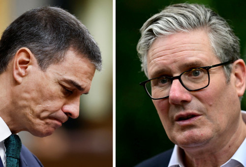 קיר סטארמר, פדרו סאנצ'ס (צילום: רויטרס)