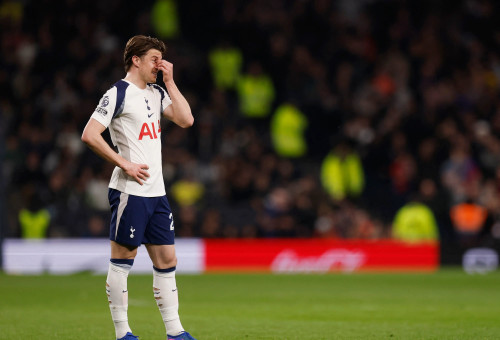 קונור גלאגר שחקן טוטנהאם מאוכזב (צילום: רויטרס)